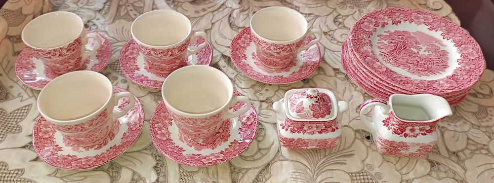 Parte Serviço Chá Inglês Enoch Wedgwood Woodland