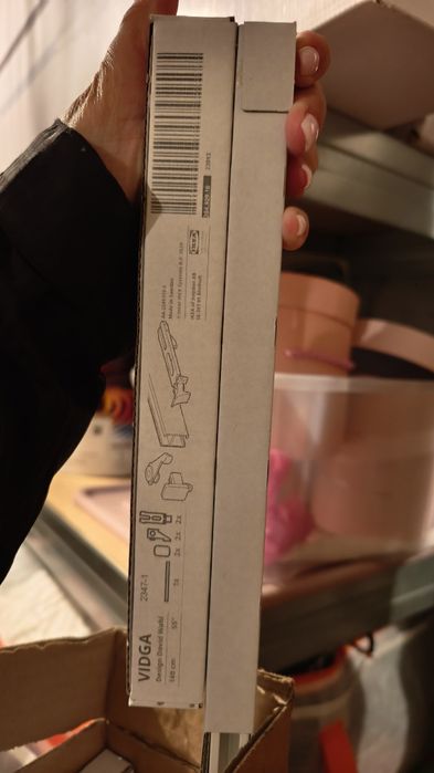 Trzy karnisze Ikea 140cm cena za całość