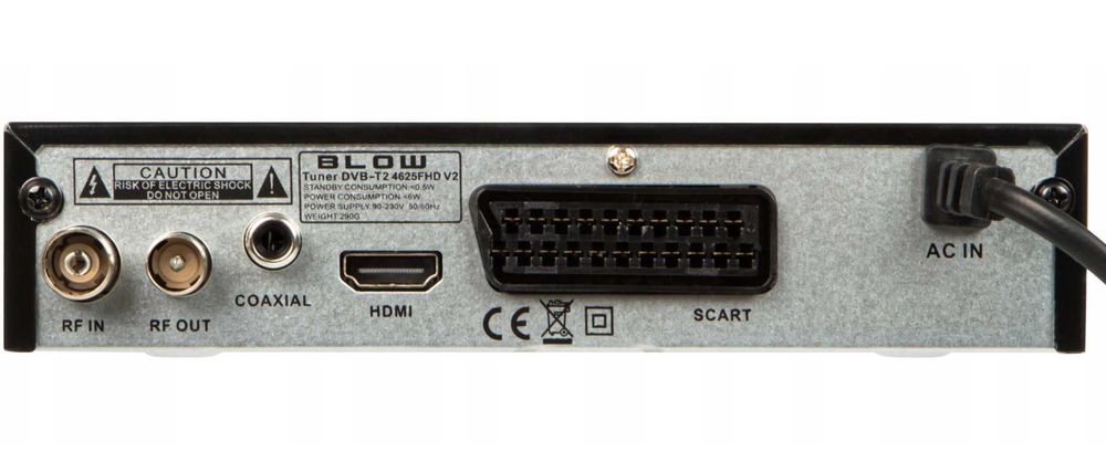 2x tuner DVB-T2 nowy standard HEVC