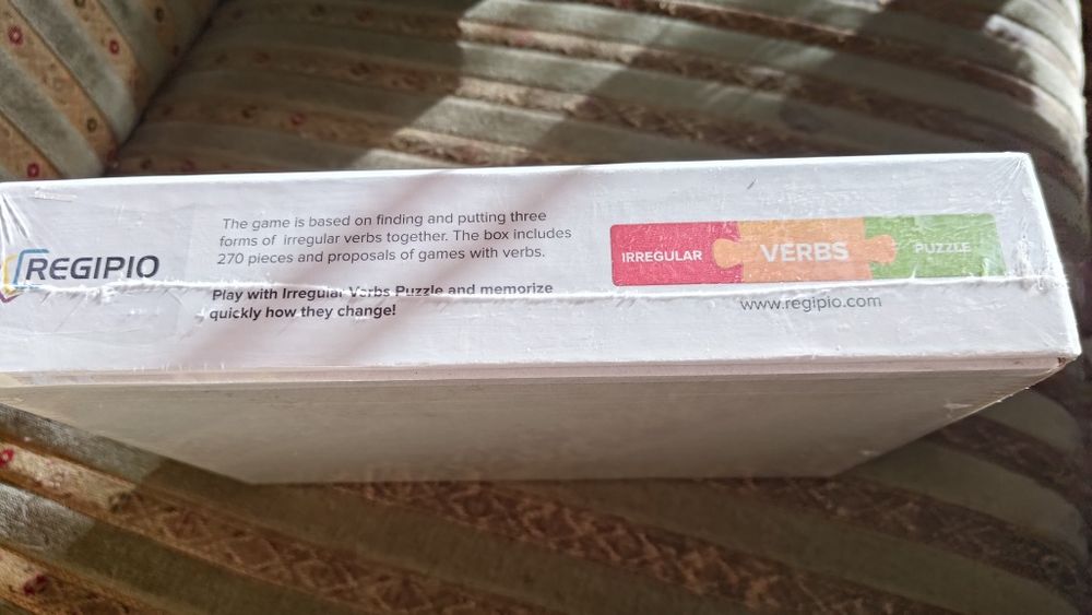 Angielski. Czasowniki nieregularne. Gra. Nowa w folii.