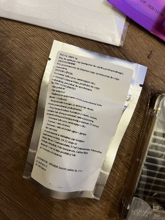 Zestaw do stylizacji rzęs