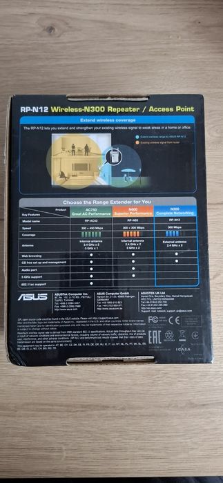 Wzmacniacz (repeater) Asus