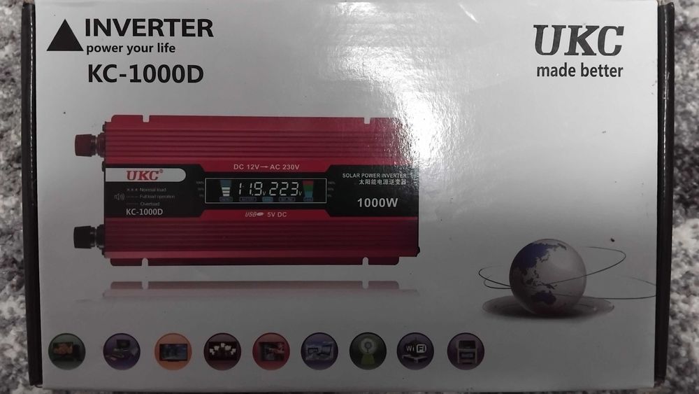 Інвертор зарядий пристрій акумулятор.комплекти при відключенні світла