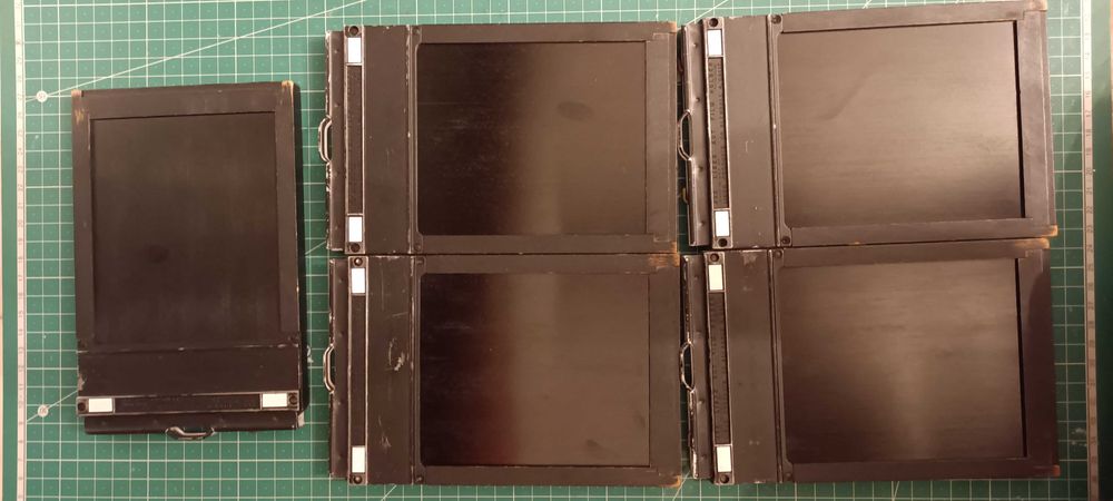 4×5 film holder cassete filme fotografia analógica
