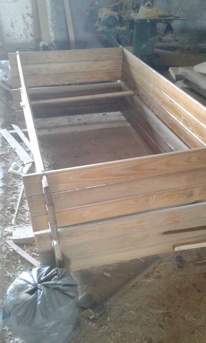 Надгробок (квітник) деревьяний 2100-1100-300висота 30 см мальований