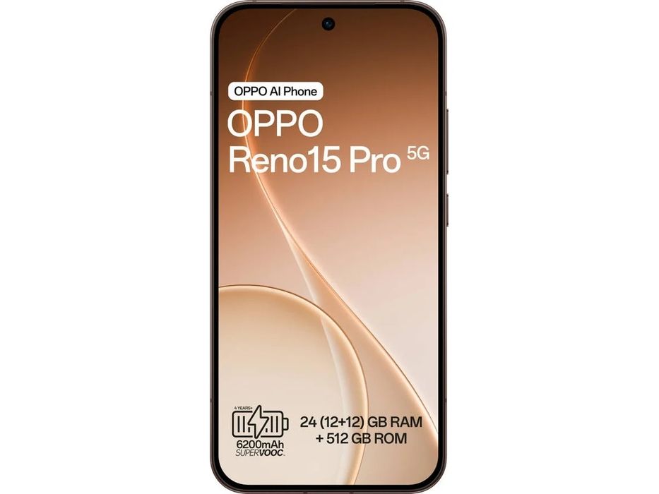 OPPO Reno 15 Pro 5G (6.32'' - 12 GB - 512 GB - Preto Mocha) - com garantia