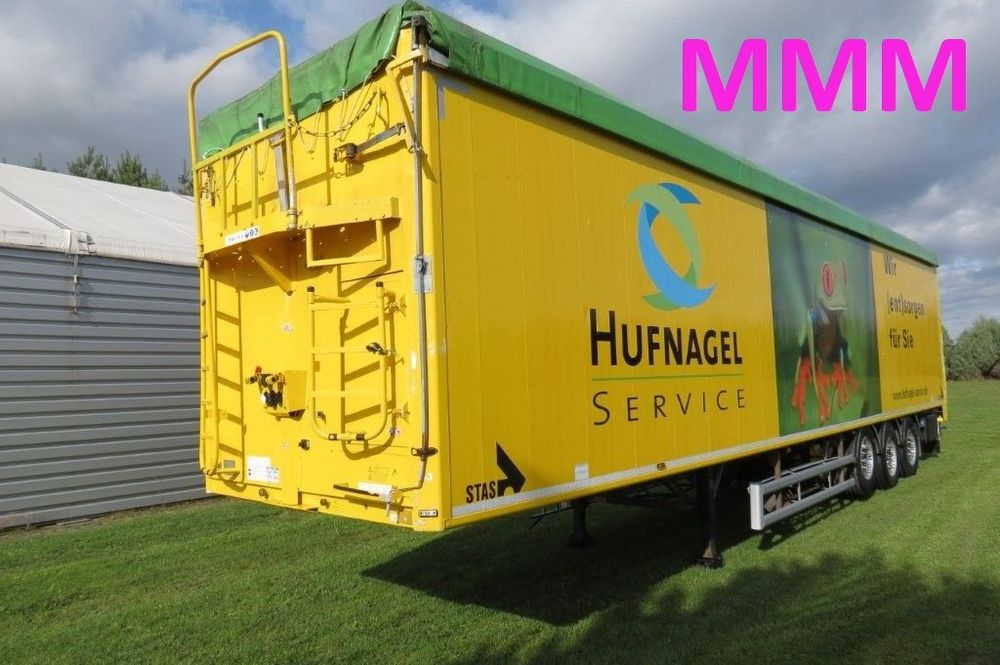 Stas NACZEPA RUCHOMA PODŁOGA STAS S300ZX 2x OŚ PODNOSZONA PILOT SPROWADZONA z Niemiec 1. WŁAŚCICIEL  Sprowadzona z Niemiec 1. WŁAŚCICIEL