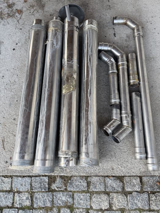 Rury nierdzewne do pieca gazowego srednica 60 i 125