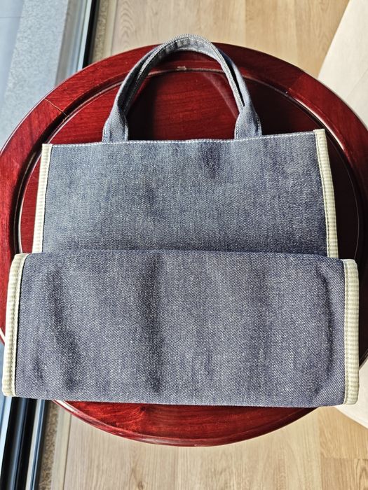 Mala de Mão / Tote Bag Tommy Hilfiger em Ganga (Vintage) – Excelente Estado