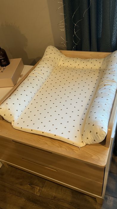 Дитяче ліжечко + комод+пеленалтна дошка з матрацом