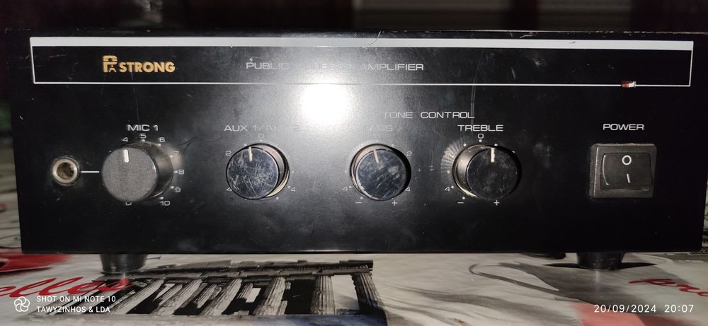 Amplificador 12v ou/220 v publicidade
