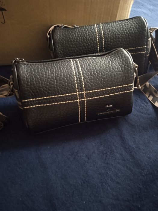 Кожаная сумка корос- боди