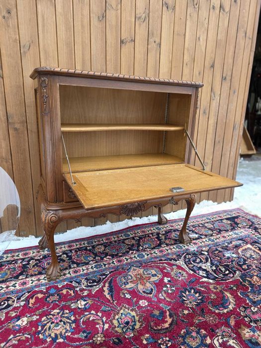 Barek Chippendale drewniany rzeźbiony #2440 Stylowy Węgrów