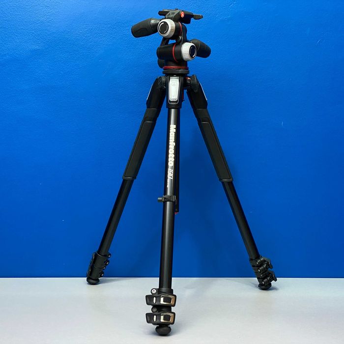 Tripé Manfrotto MT190XPRO3 + Cabeça MHXPRO-3W