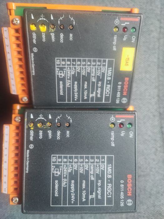 Sterownik zaworu proporcjonalnego BOSCH  – 1M0.8-RGC1