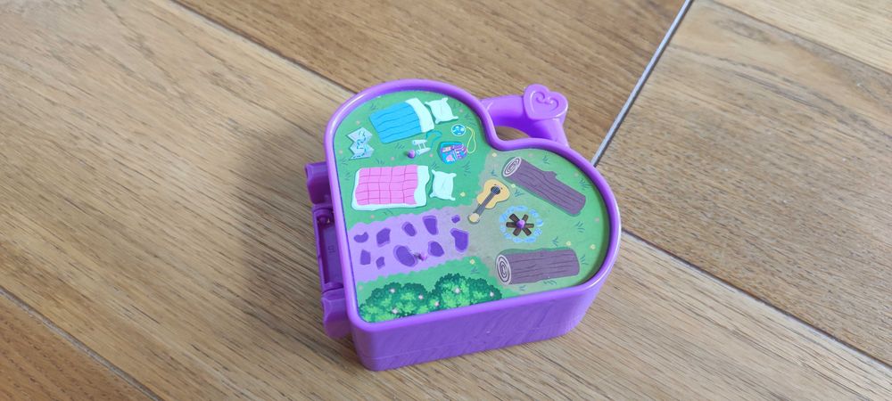 Polly pocket serce biwak cemping domek