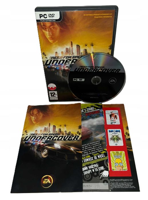 Need For Speed Undercover Box PL PC