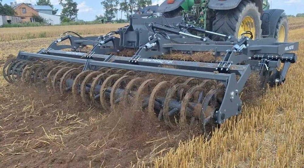 Brona talerzowa ciężka zawieszana 4,0 m hydrauliczna, BTH 4,0 HELAGRO