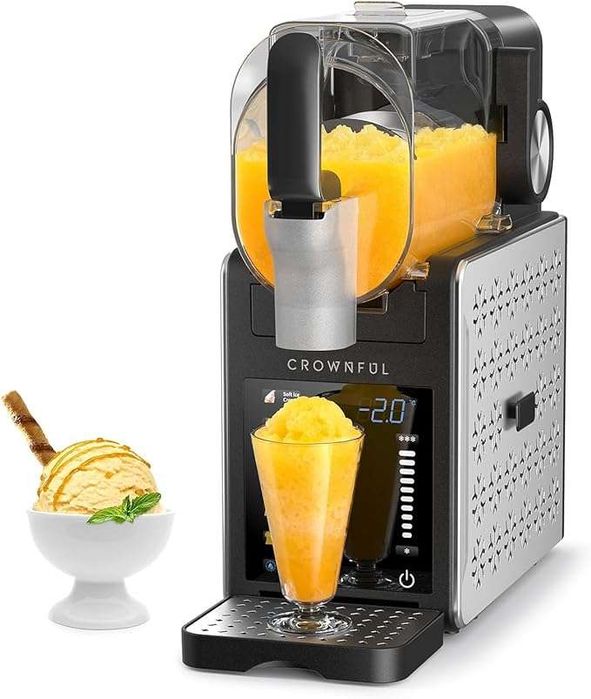 CROWNFUL FS301-CE, Maszyna slushie z panelem dotykowym, 6 programów