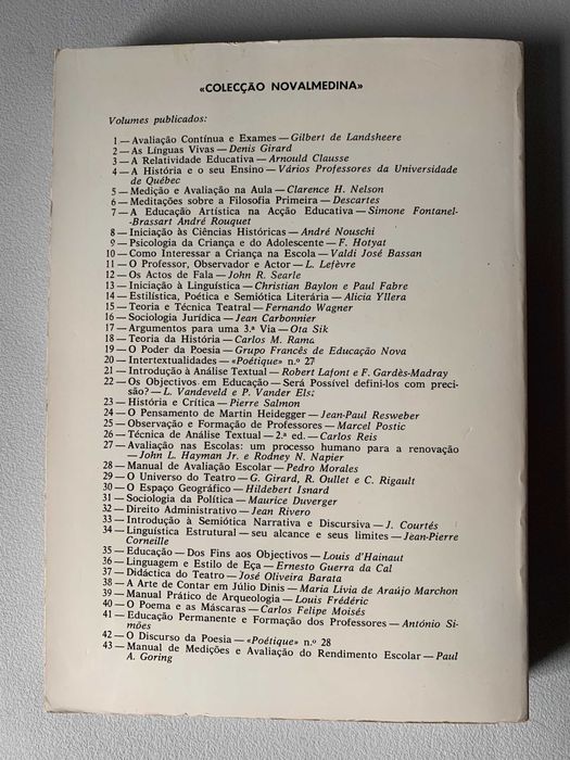 Observação e Formação de Professores, de Marcel Postic