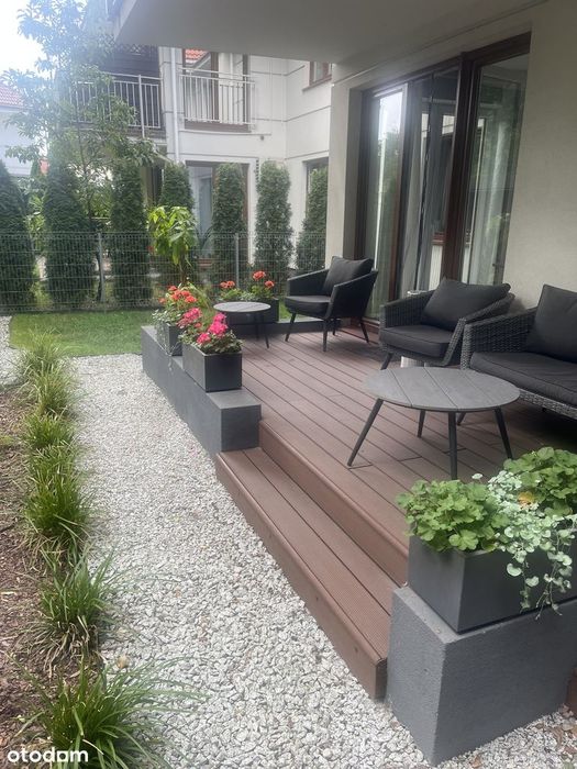 Przestronne mieszkanie z ogrodem i tarasem