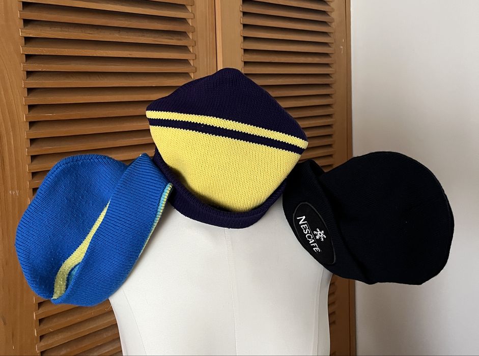 Lote 3 gorros de lã