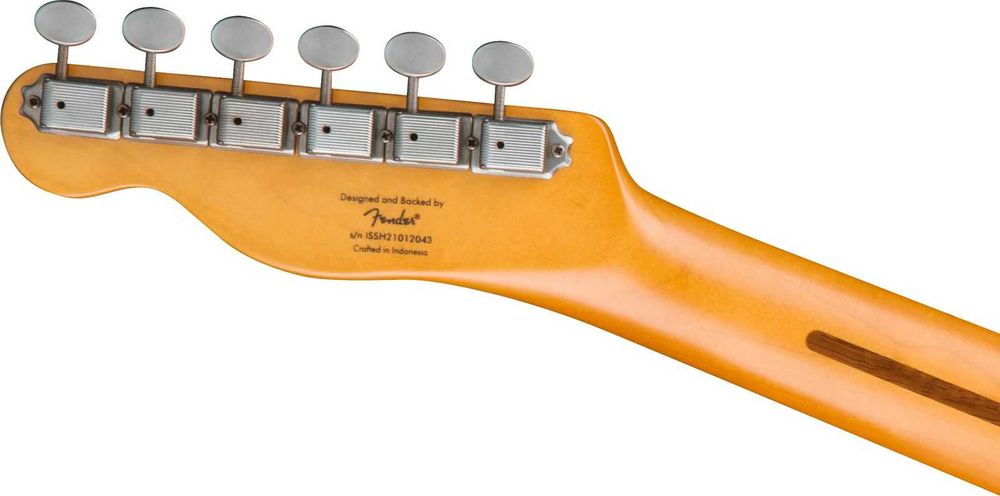 fender sq 40th anni. vintage edition maple fingerboard, black anodized
