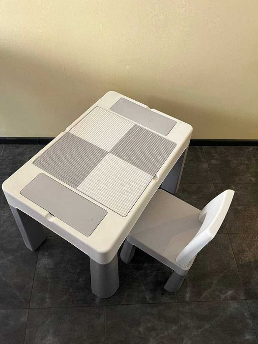 Комплект дитячий стілець і стіл для малювання чи Лего від 18 місяців