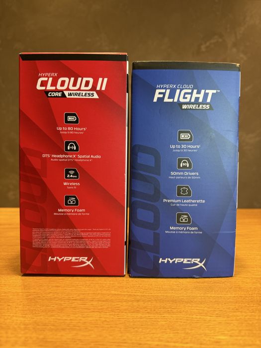 Навушники HyperX Cloud Alpha та HyperX Cloud core II , lll, Flight PS