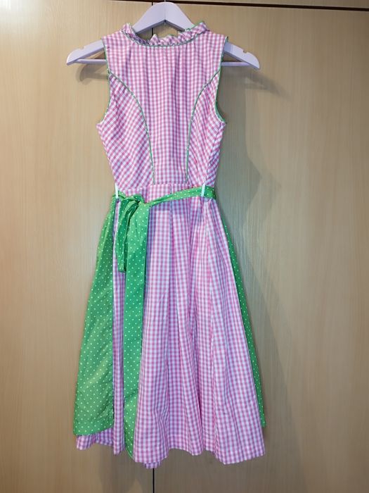 Śliczna sukienka bawarska, drindl , folk, octoberfest