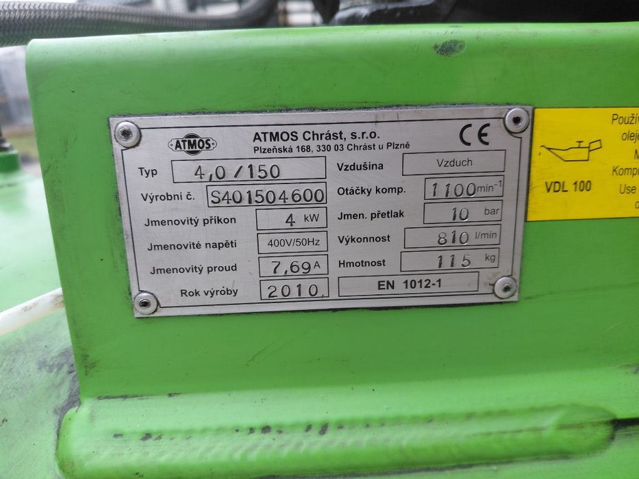 kompresor  sprężarka  Atmos 150 litrów