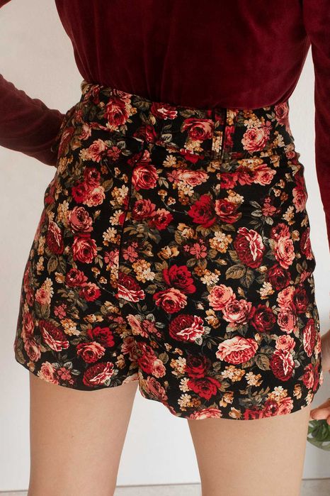 Saia-calção florido