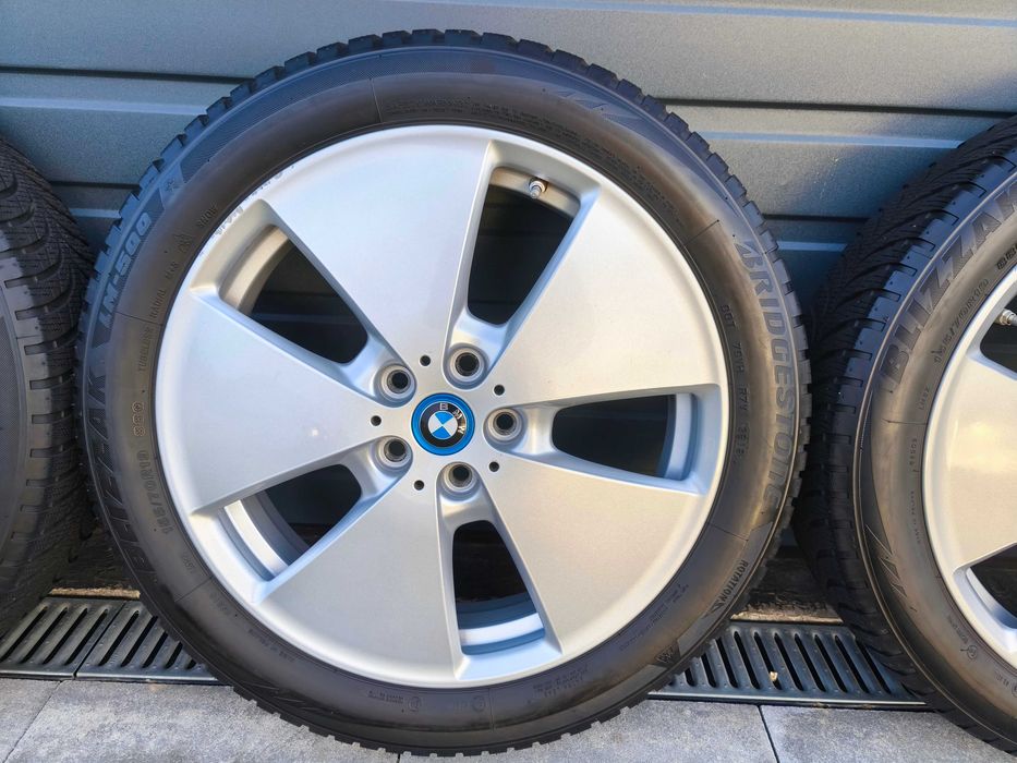 Oryginał BMW 19" 5x112 Czujniki Ciśnienia Zima i3