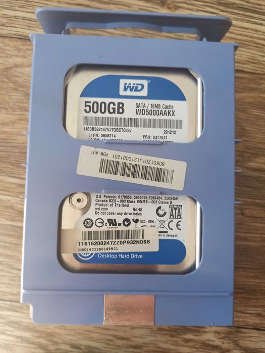 Жесткий диск 500GB 7200rpm 16MB WD5000AAKX 3.5 SATA