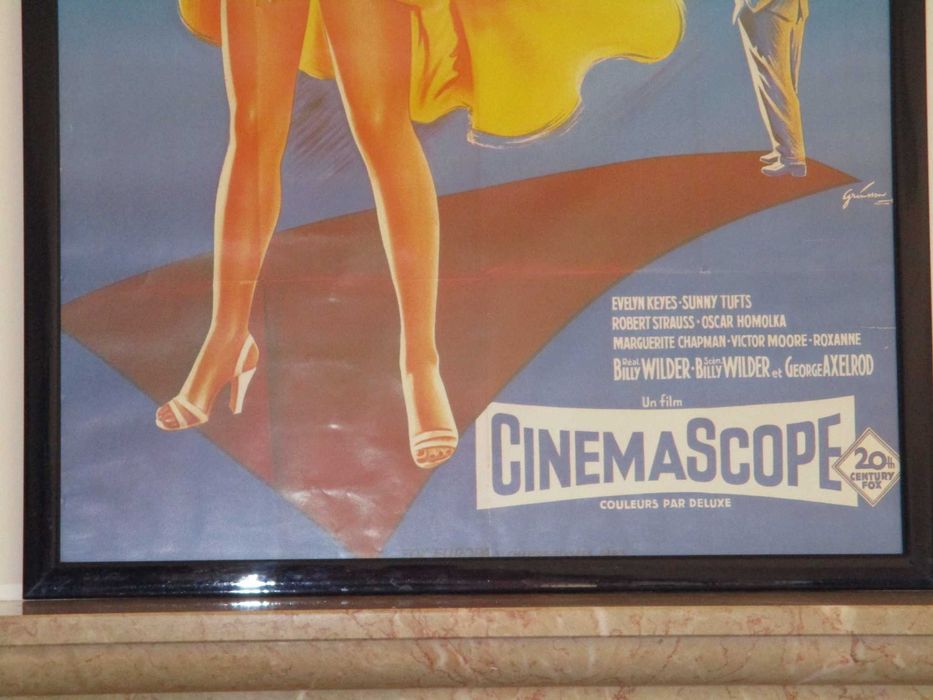 Poster filme Pecado mora ao lado Marilyn 1955