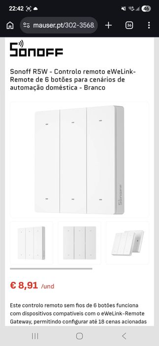 Material domotica Sonoff