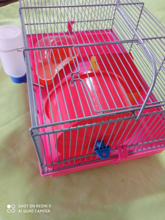 Gaiola para hamster + gaiola p ficheres ou papagaio etc.