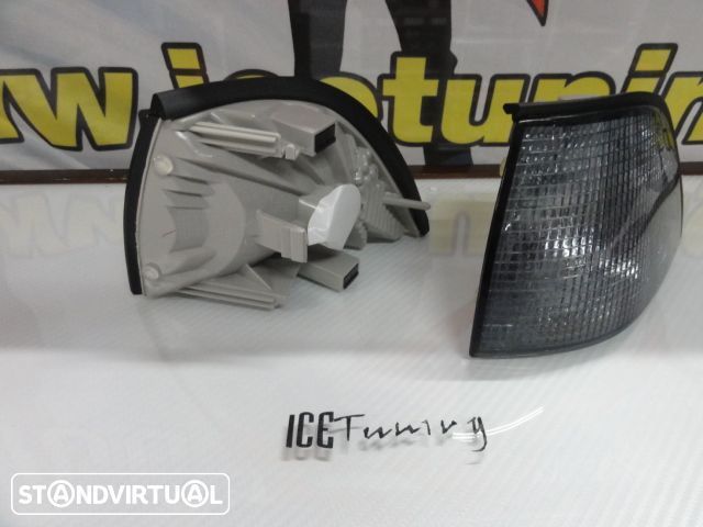 Pisca frontal bmw e36 sedan, touring 4 portas, compact  Fundo Smoke c/2 anos de garantia