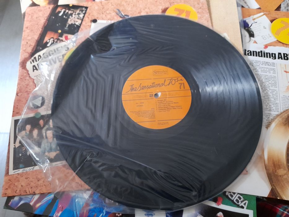 Disco de vinil anos 70