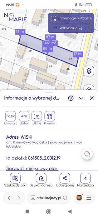 Działka zabudowa zagrodowa /siedlisko 23,5 ara Wiski - Widok 2
