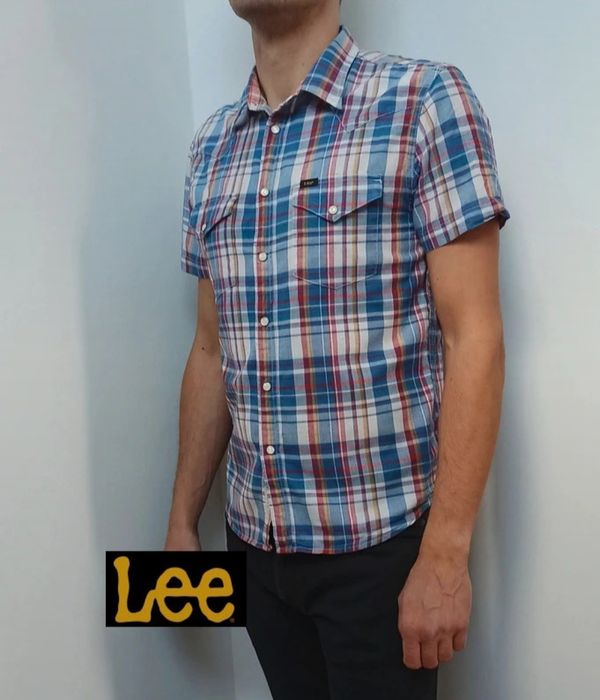 Koszula w kratę Lee rozm. M