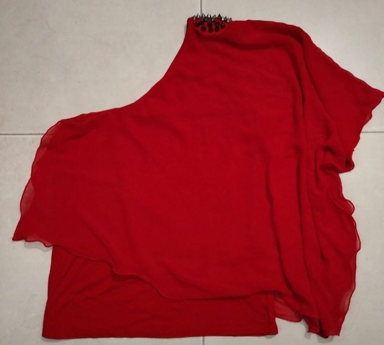 Top Vermelho Zara