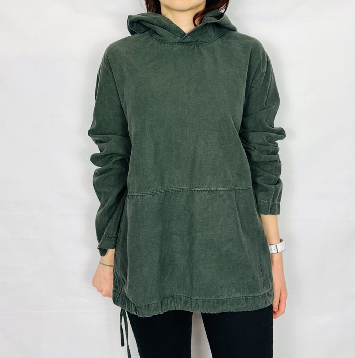 Zielona bluza z kapturem L 40