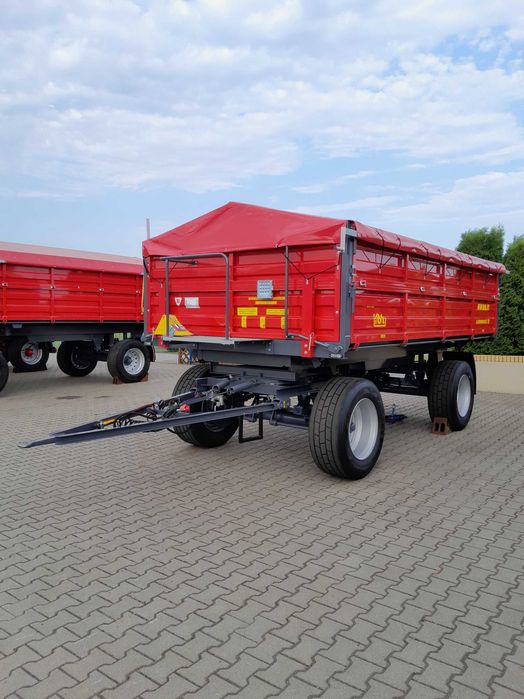 Przyczepa rolnicza IFA HL HW 8011 - 3 strony wywrot - 8 ton - Idealna