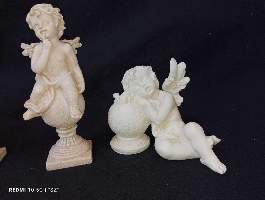 Anioły - aniołki - piękne figurki - 4 sztuki - Koln - (0,85 kg)