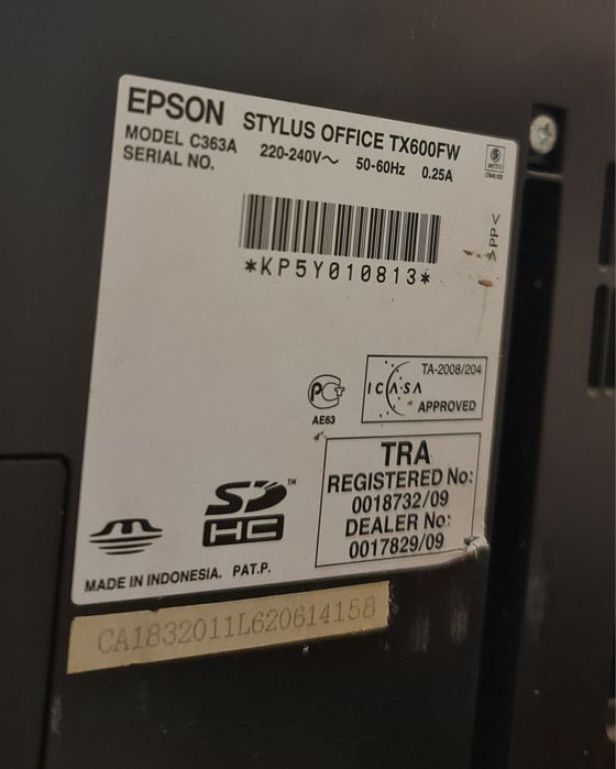 МФУ Epson Stylus Office TX600FW