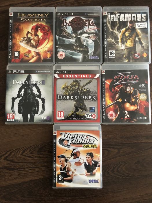 Conjunto de 5 jogos ps3