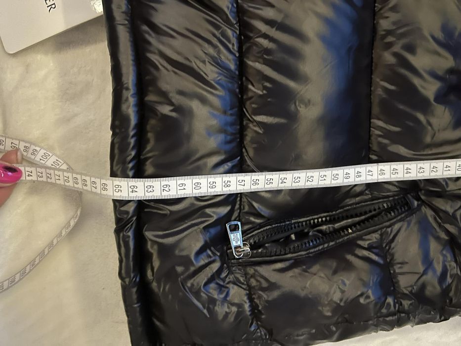 #Moncler kamizelka bezrękawnik czarny metki