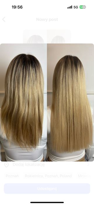 Przedlużanie wlosów Poznań SUPER CENY