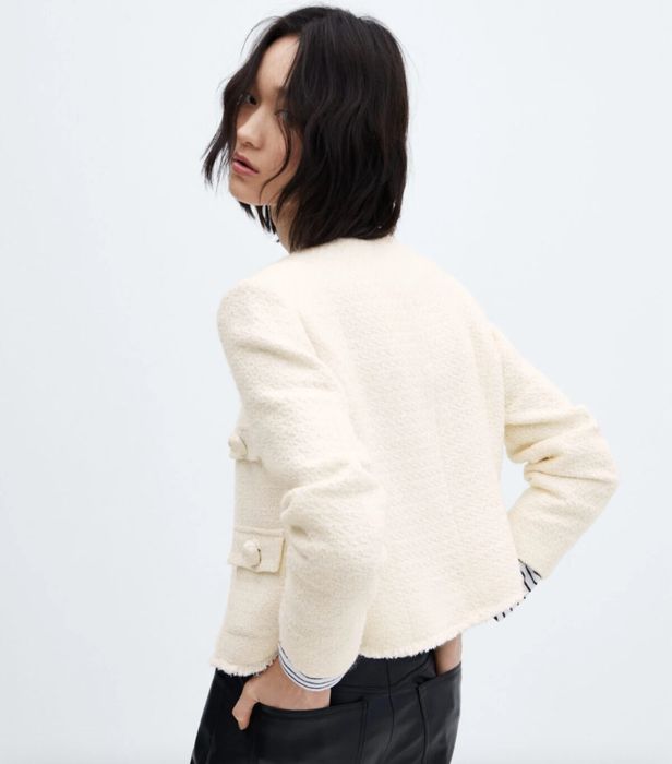 Твідовий жакет MANGO